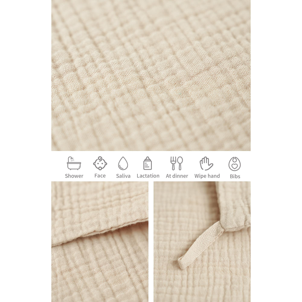 Konssy washcloths on-the-go use pictured with nursery essentials.