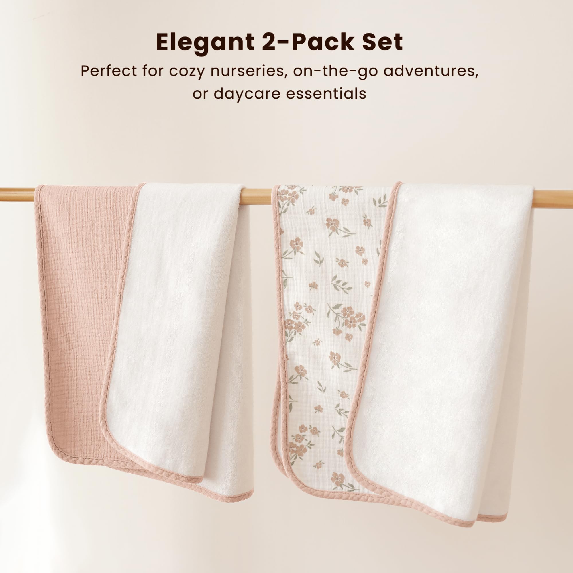 Konssy baby shower gift duo offers practical comfort.