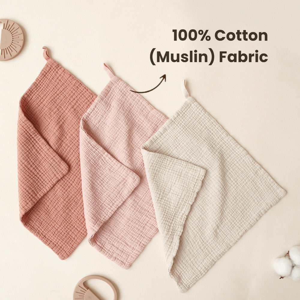 Konssy baby washcloth absorbent multi-layer close-up demonstrates quick moisture pickup