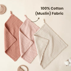 Konssy baby washcloth absorbent multi-layer close-up demonstrates quick moisture pickup