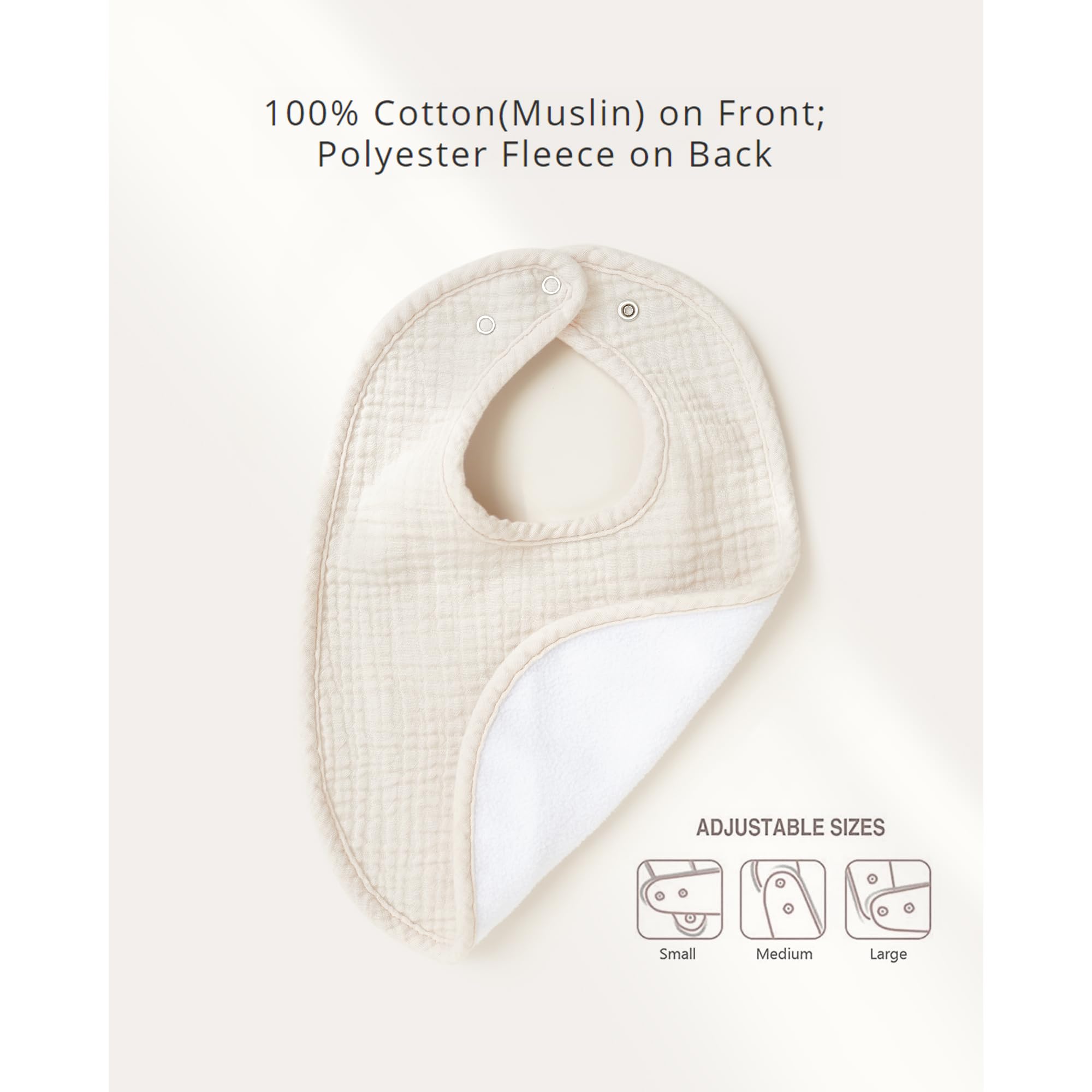 Konssy bibs used as burp cloths keep caregivers tidy during feeding