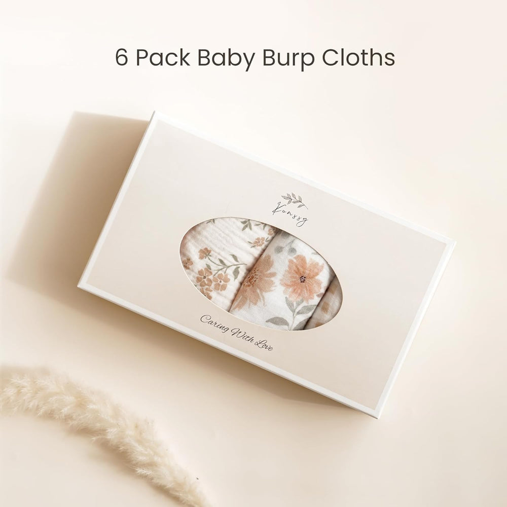 Konssy burp cloths easy care for quick cleaning