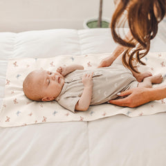 Konssy changing mat 30x17 inches for longer-lasting comfort.
