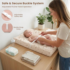 Konssy pad quick release safety belt helps secure baby safely.