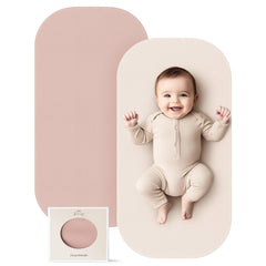 Konssy faux leather baby changing mat flat view highlighting soft surface and comfort.