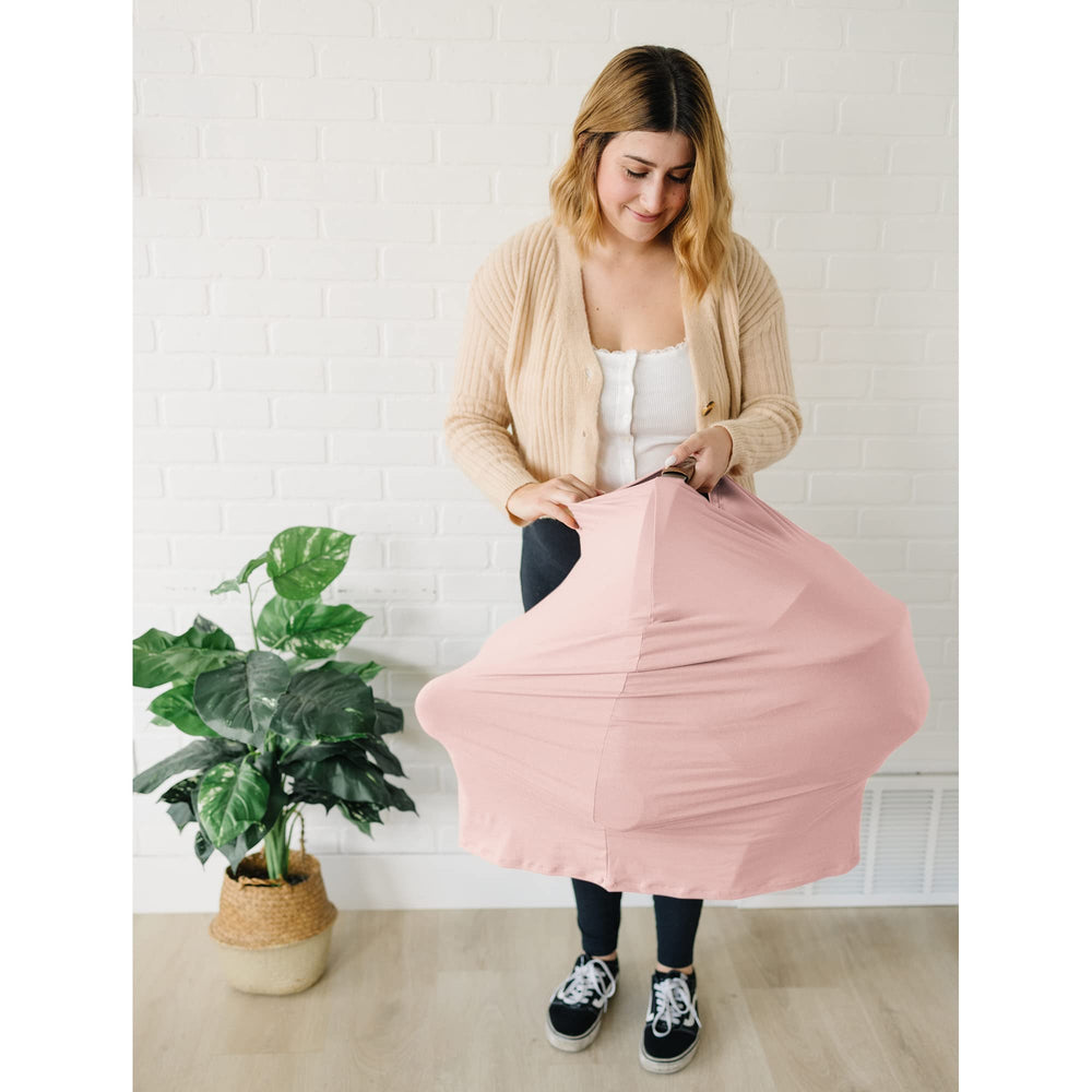 Konssy feeding chair cover creating a clean, private feeding space