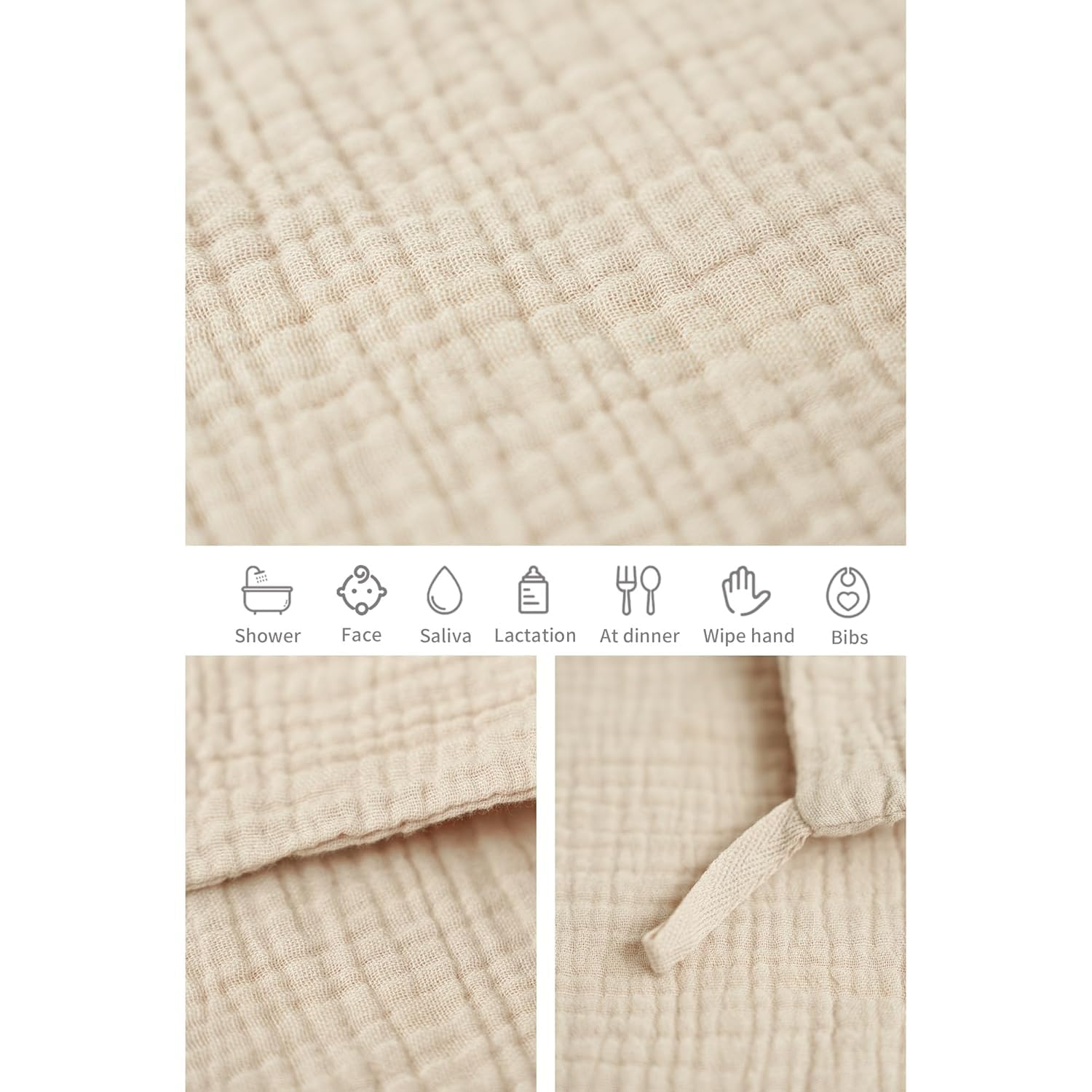 Konssy highly absorbent cloth quickly soaks up moisture and spills