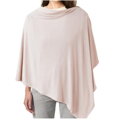 Konssy Knit Nursing Cover close-up fabric texture shows soft, breathable knit for comfortable breastfeeding.