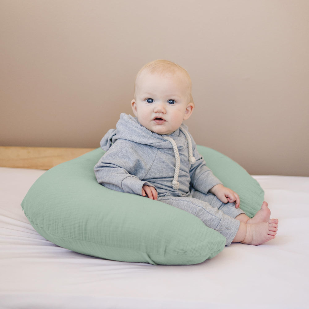 Konssy machine-washable nursing cover staying soft after multiple washes.