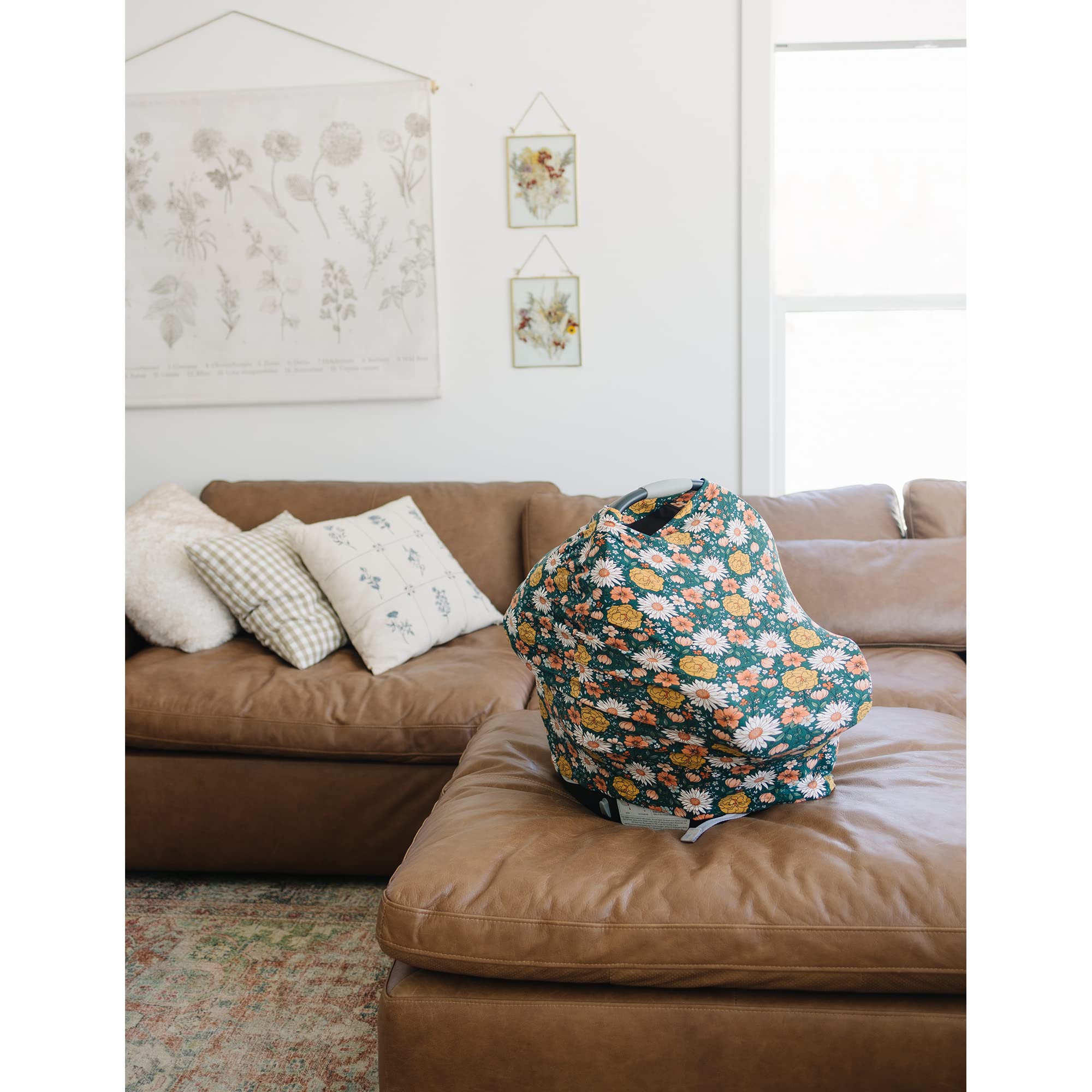 Konssy multiuse baby cover acts as canopy, shade, and more.