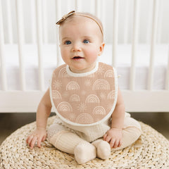 Konssy Muslin Baby Bibs 8-Pack color assortment, unisex designs for everyday outfits