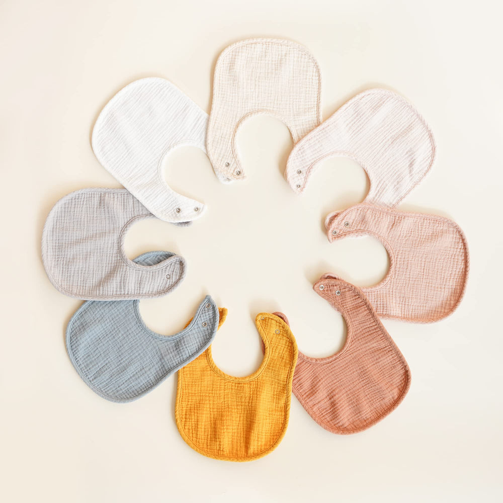 Konssy Muslin Baby Bibs gift-ready packaging suitable for celebrations