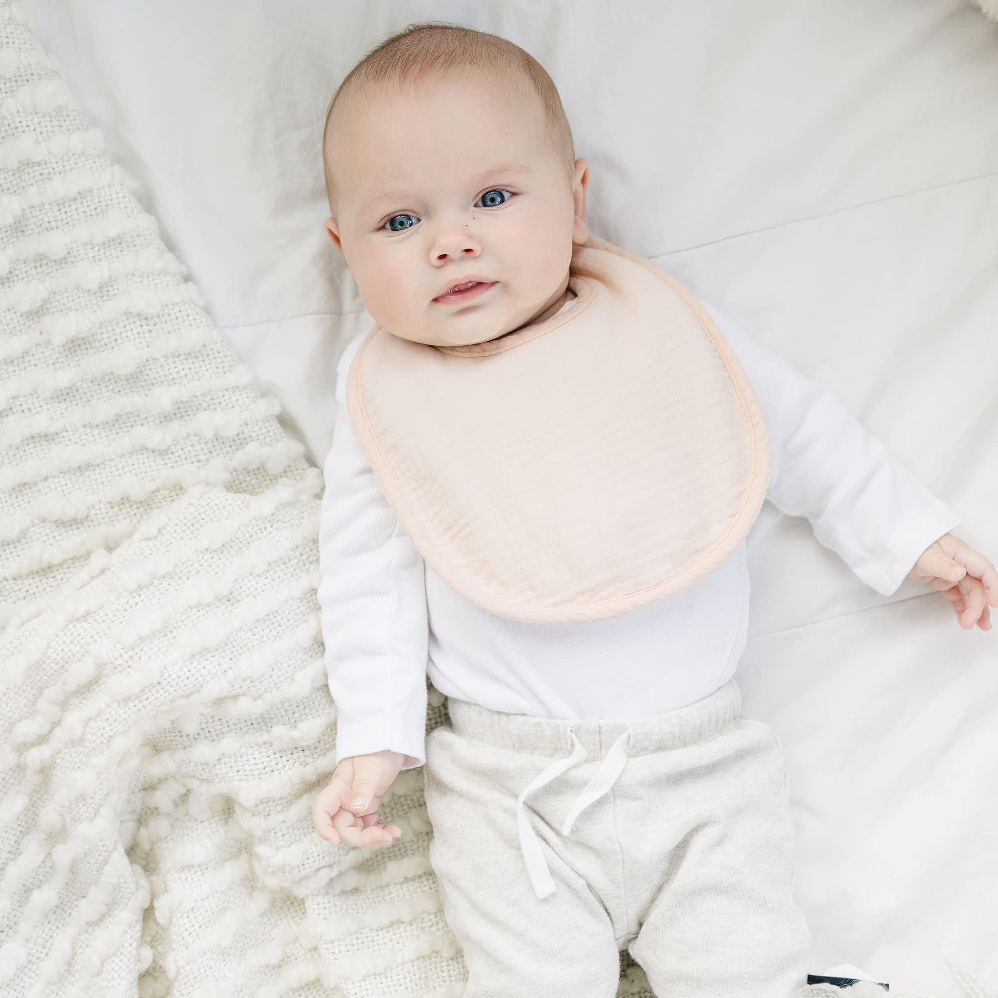 Konssy Muslin Baby Bibs care and washability for busy parents.