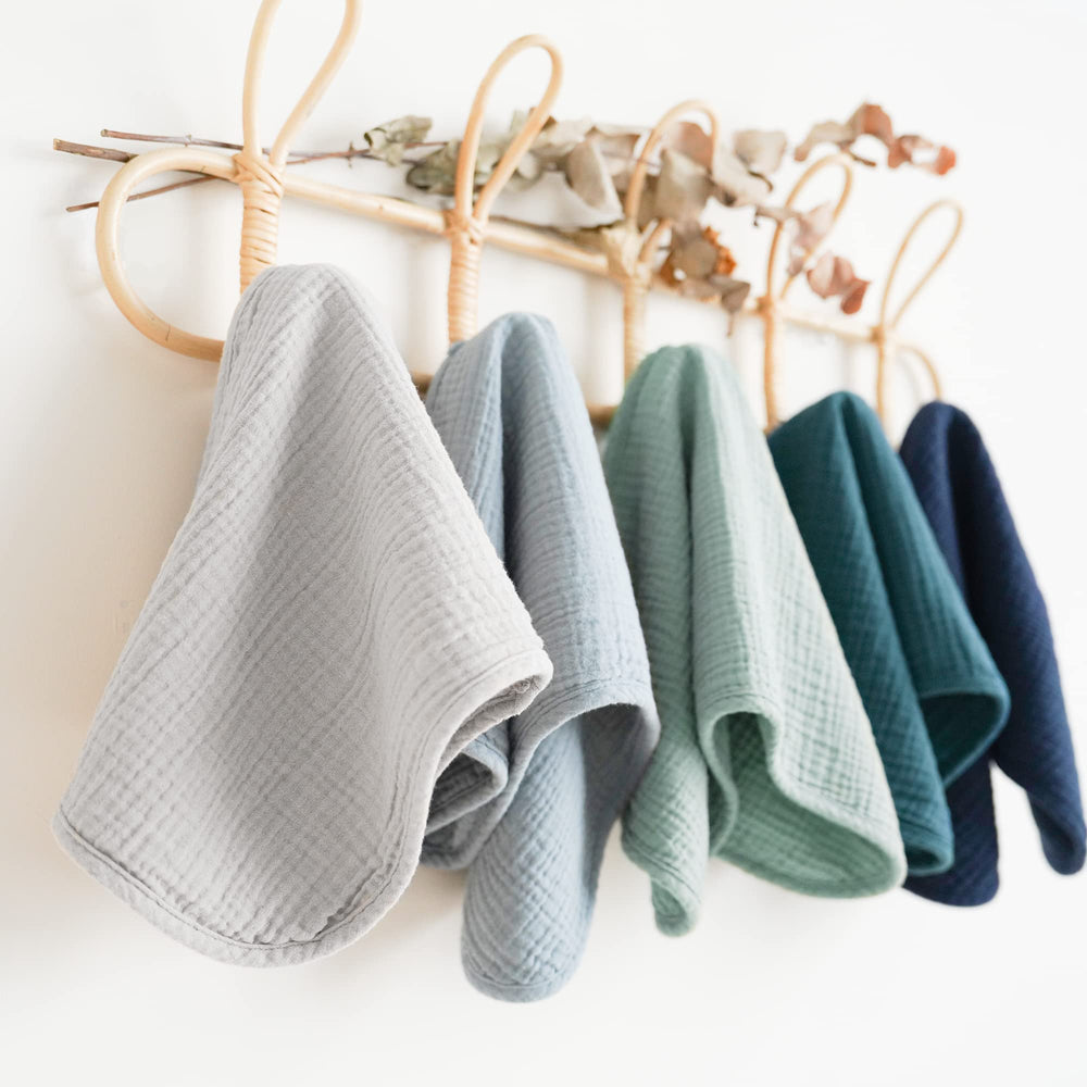 Konssy muslin baby burp cloths 100% cotton premium fabric touch
