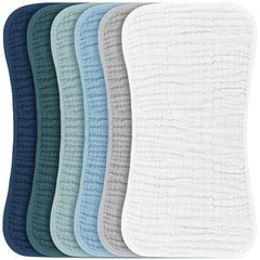 Konssy muslin baby burp cloths soft-absorbent for sensitive skin