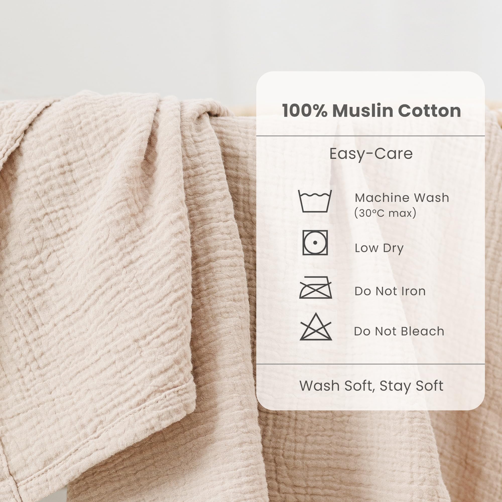 Konssy muslin bassinet sheets are a practical gift option for showers and registries.