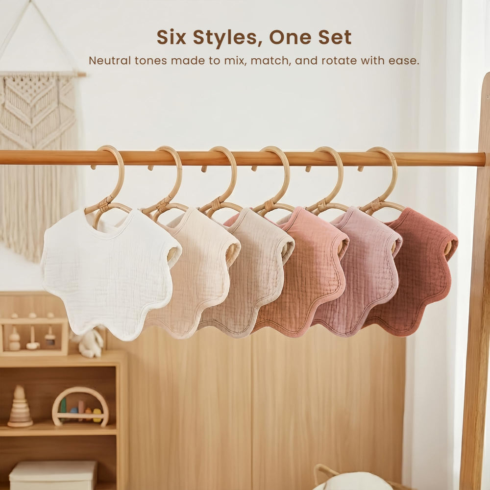 Konssy Muslin Bib Newborn to 36m suits growing teething phases