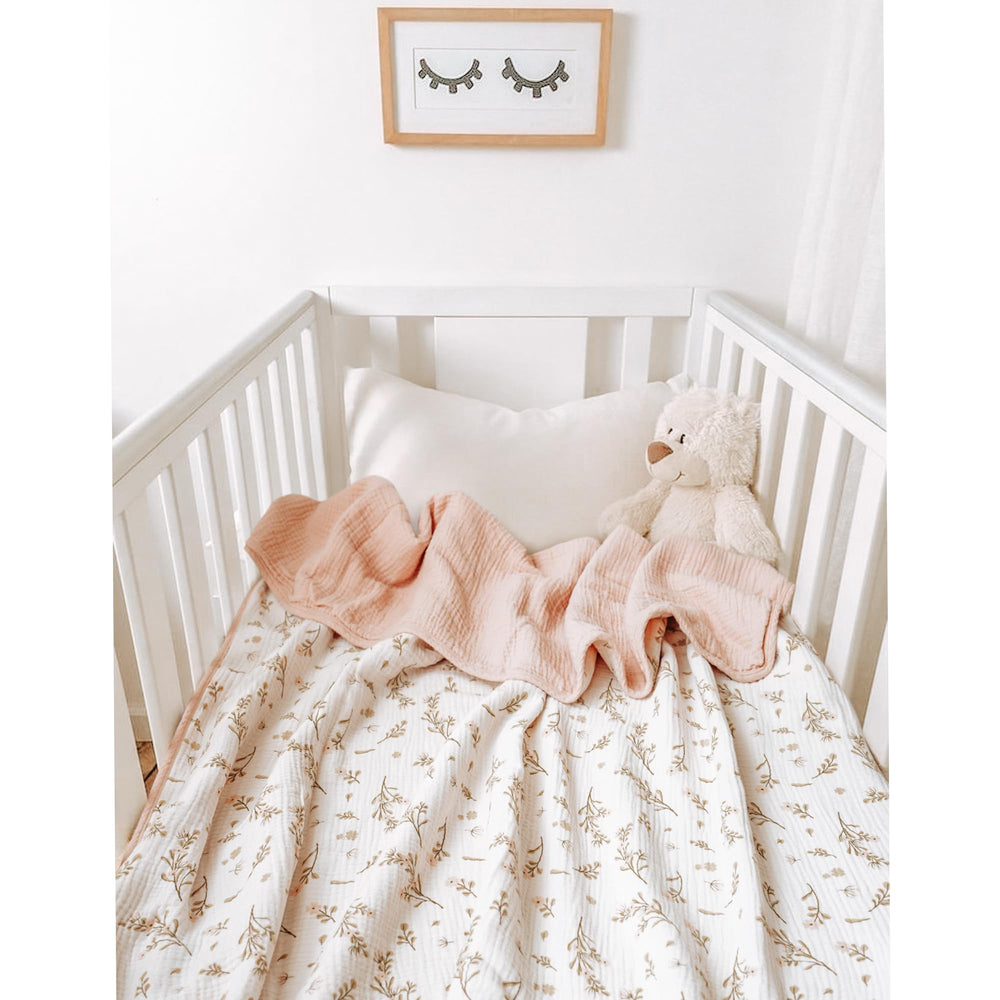 Konssy muslin blanket infant-to-toddler transition soft and lightweight