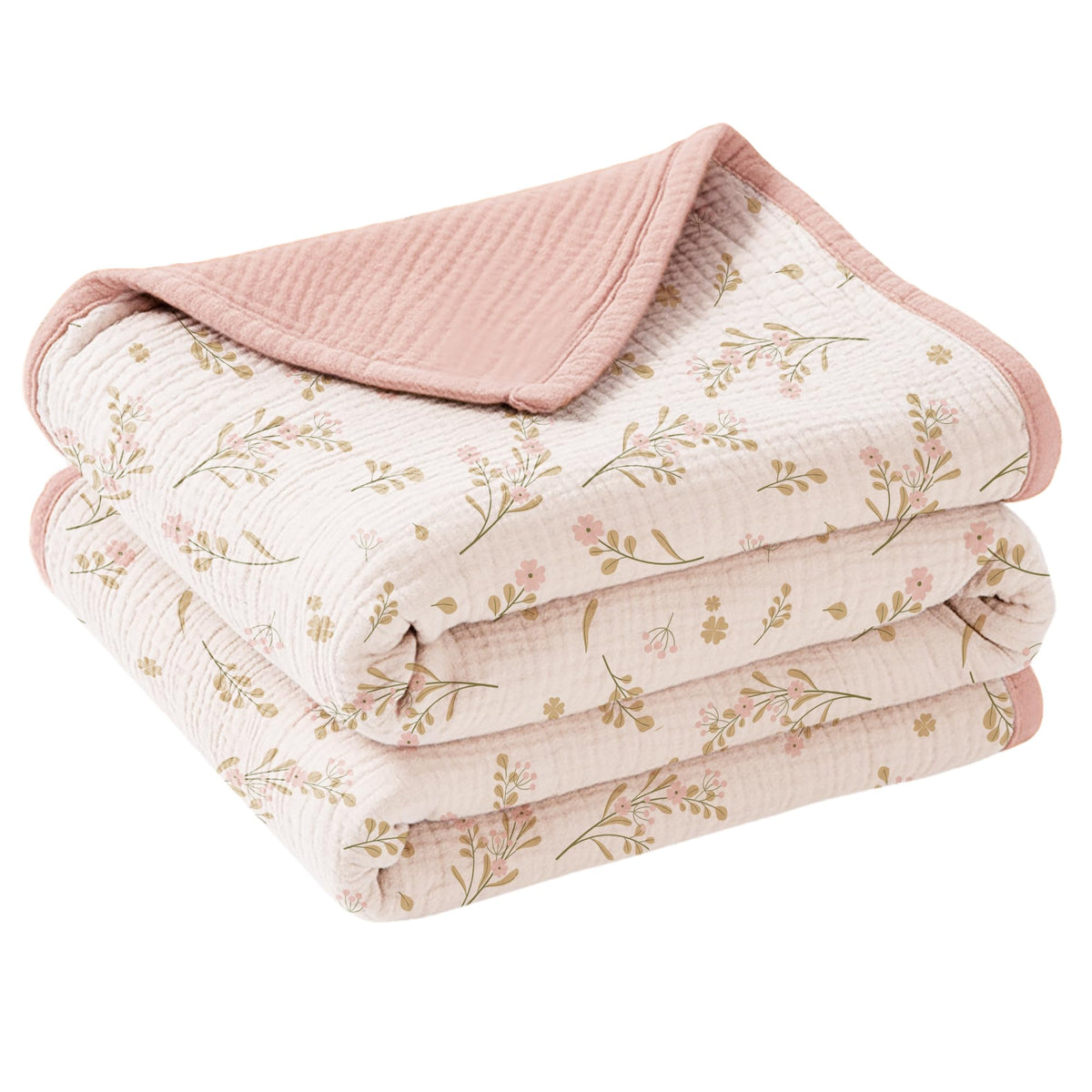 Konssy Muslin Blanket softness closeup highlights gentle touch for sensitive baby skin.