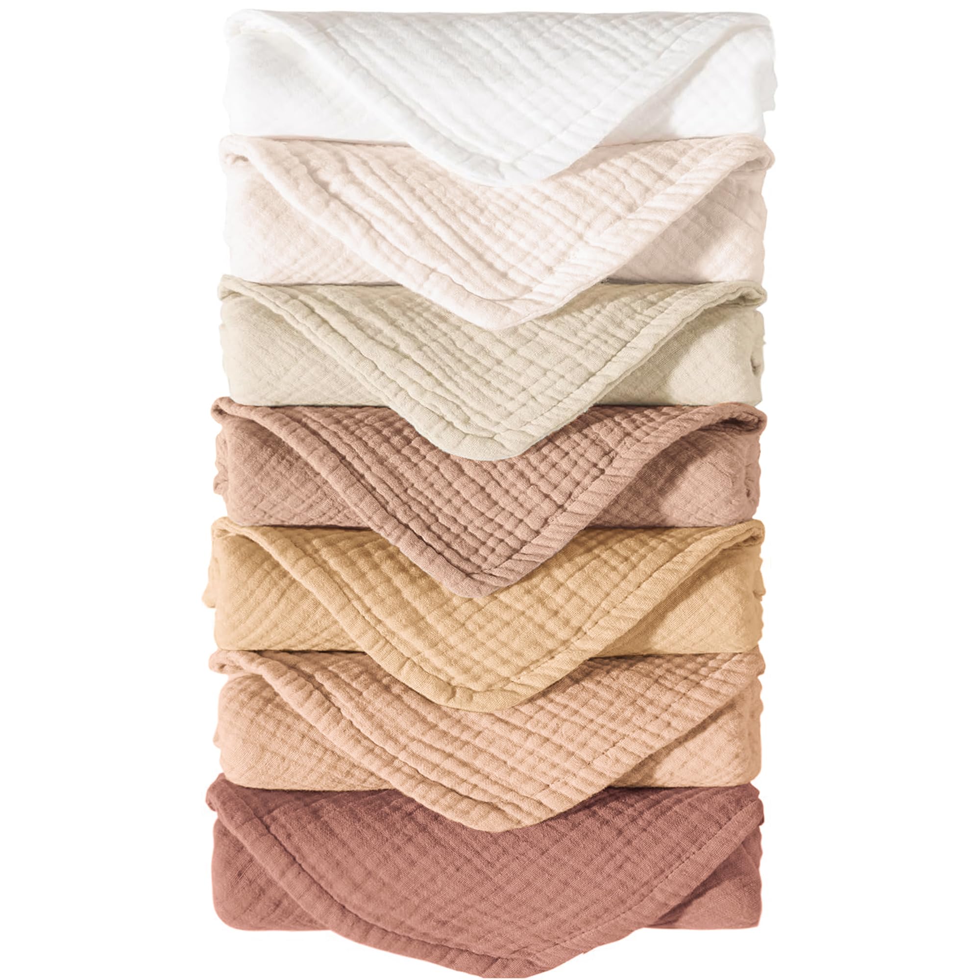 Konssy muslin burp cloth soft-touch fabric for gentle newborn skin contact.