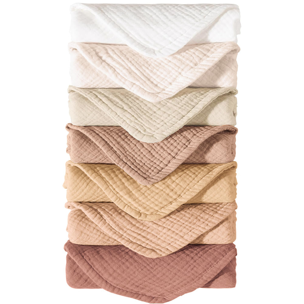 Konssy muslin burp cloth soft-touch fabric for gentle newborn skin contact.