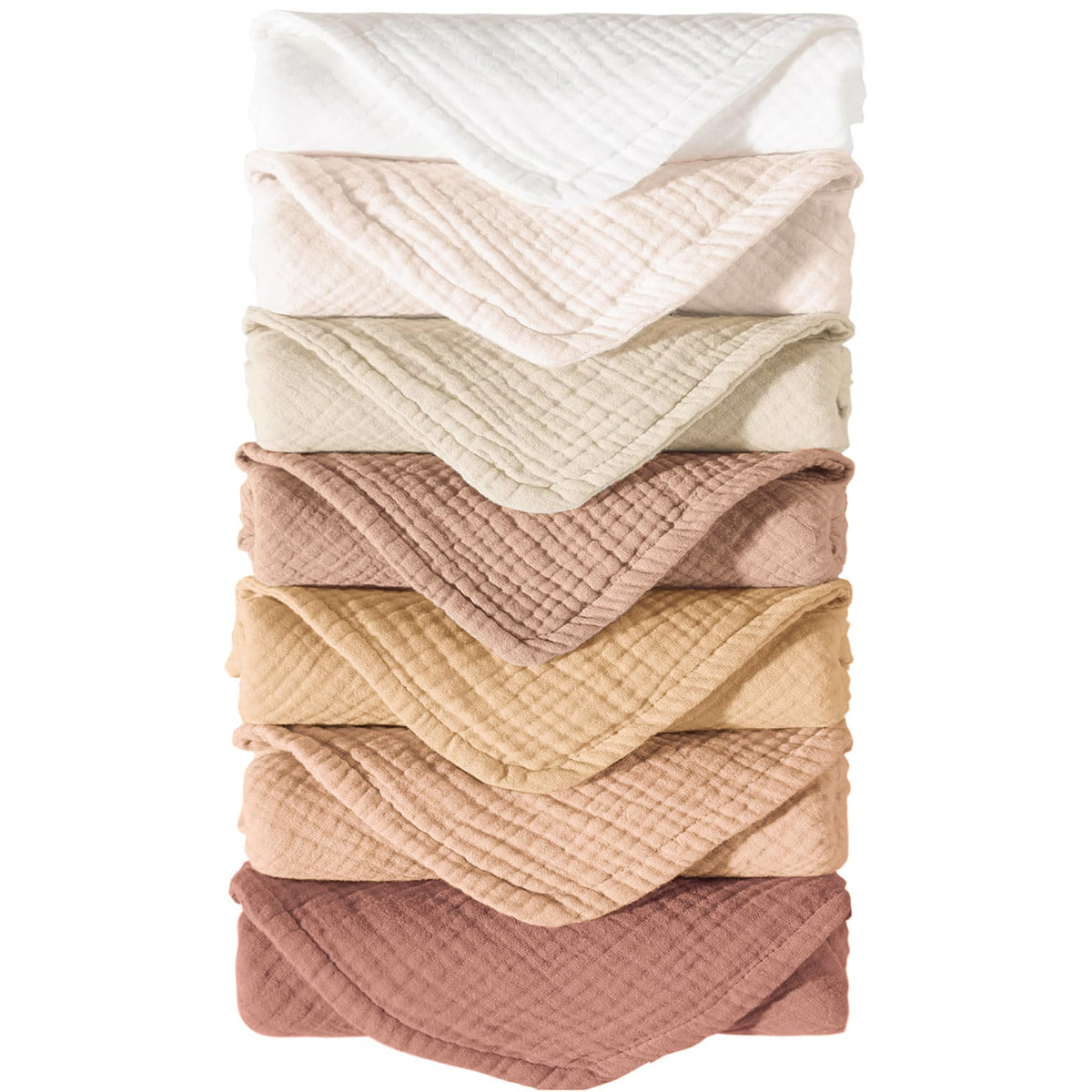 Konssy muslin burp cloth soft-touch fabric for gentle newborn skin contact.