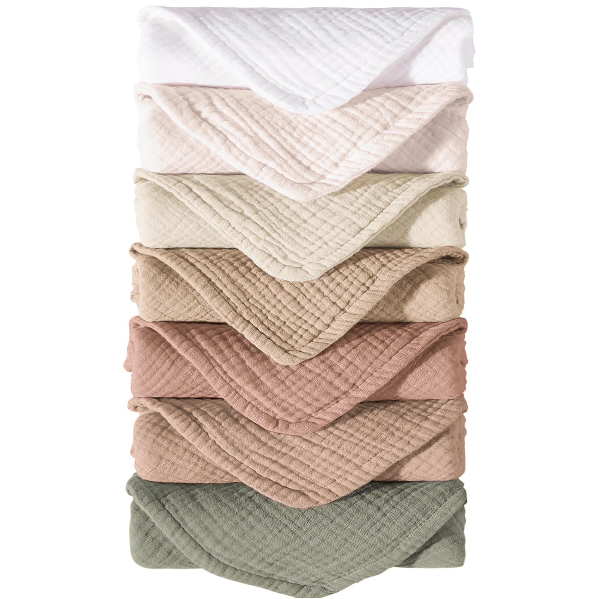 Konssy muslin burp cloth soft touch for gentle baby skin.