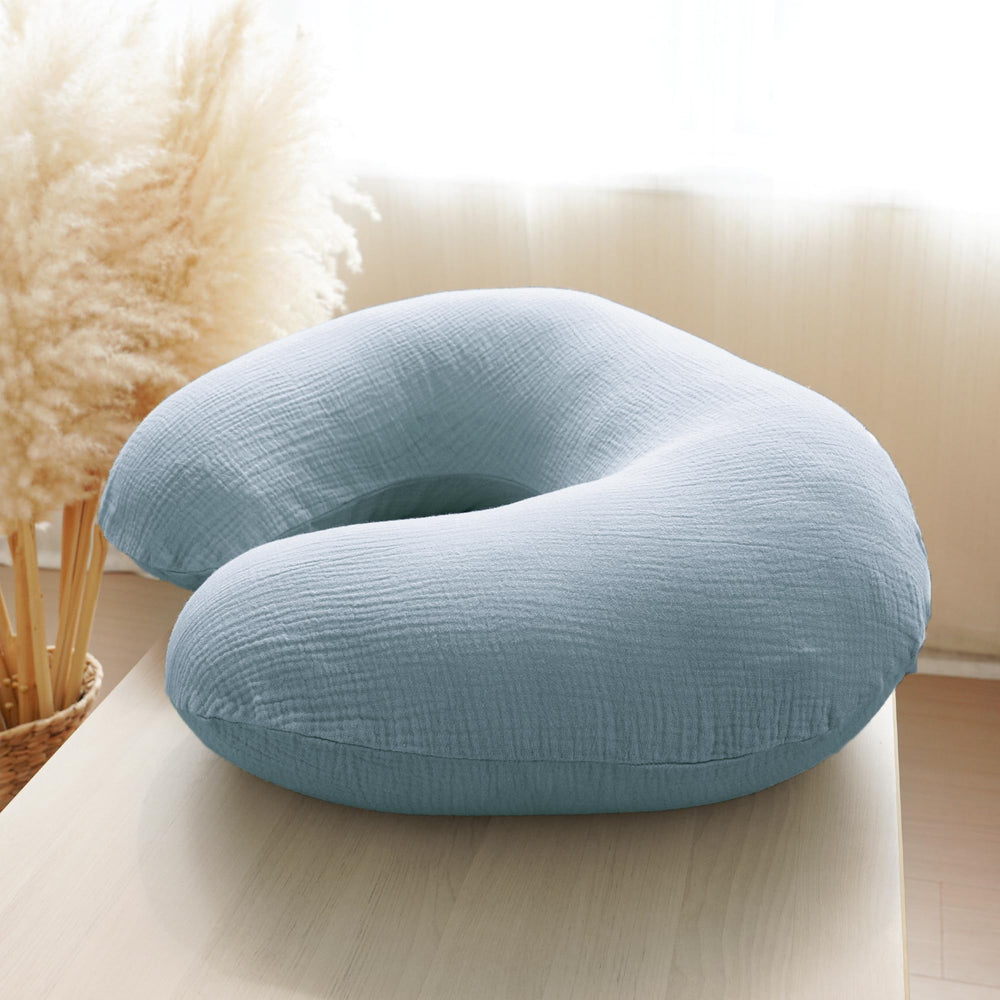 Konssy muslin cover shields pillows from stains, simplifying daily maintenance.