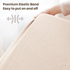 Konssy crib sheets enhance nursery decor while supporting restful naps for babies.