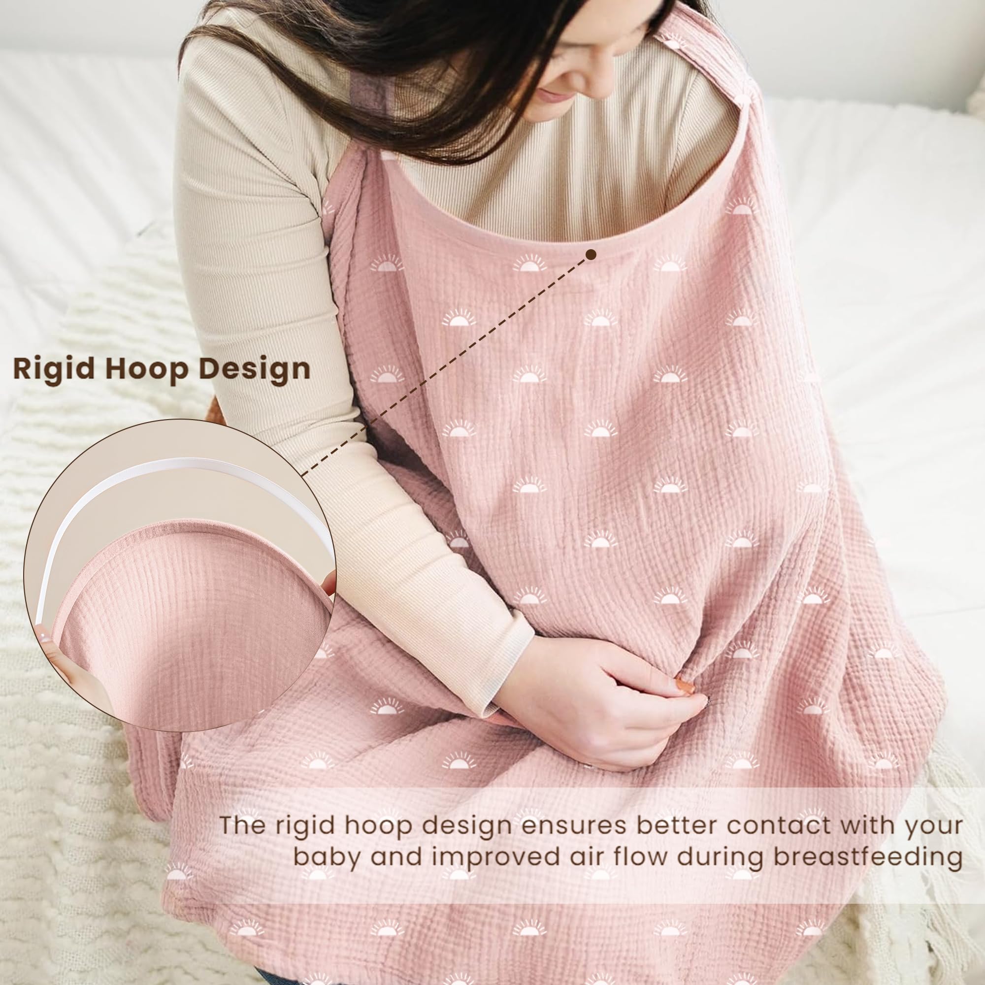 Konssy cover features adjustable neckband for a customizable fit