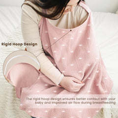 Konssy cover features adjustable neckband for a customizable fit