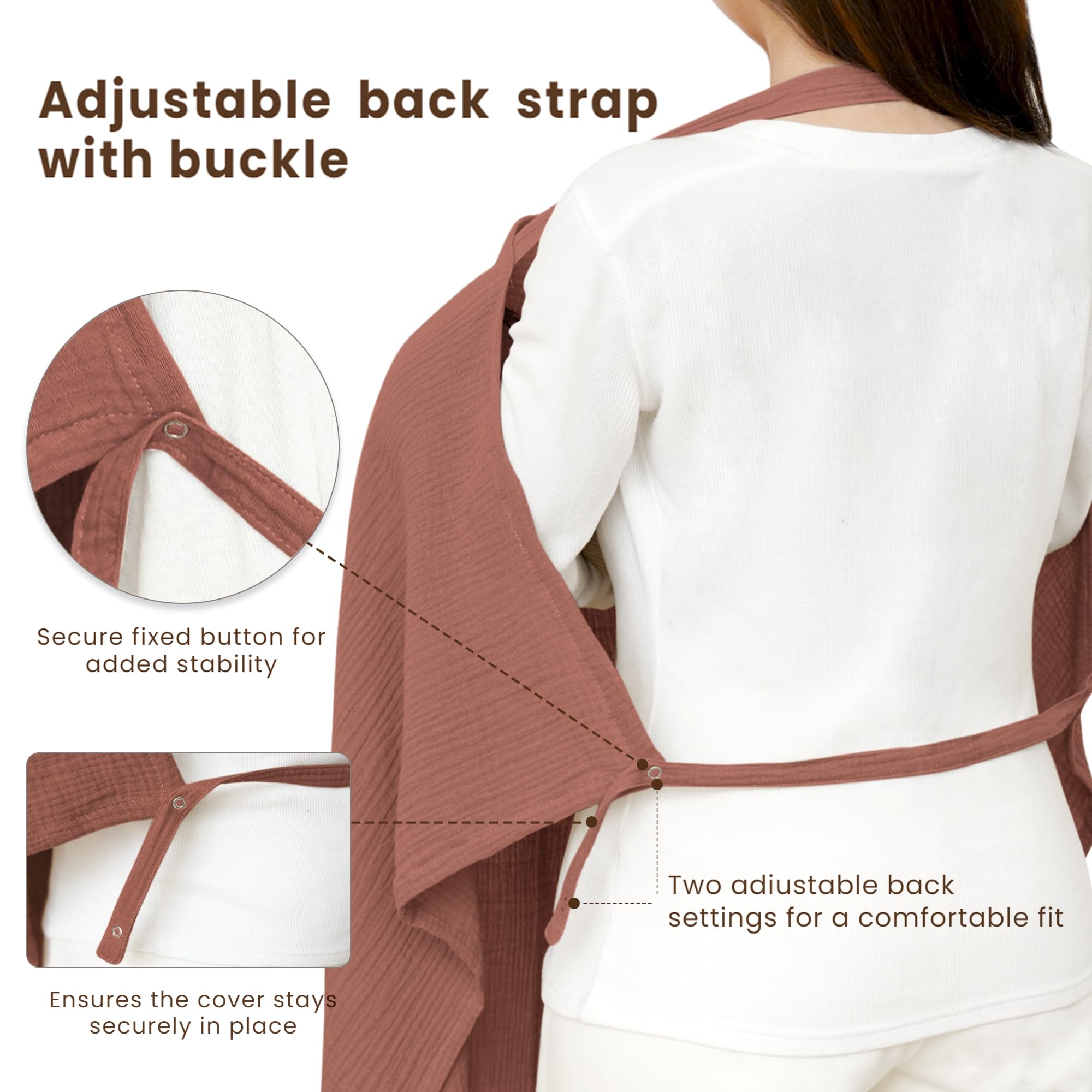 Konssy nursing cover acts as a stroller cover to shield baby on outings