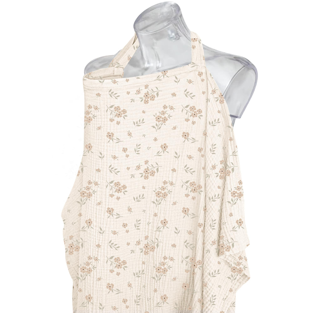 Konssy Muslin Nursing Cover with rigid hoop design for airflow and visibility