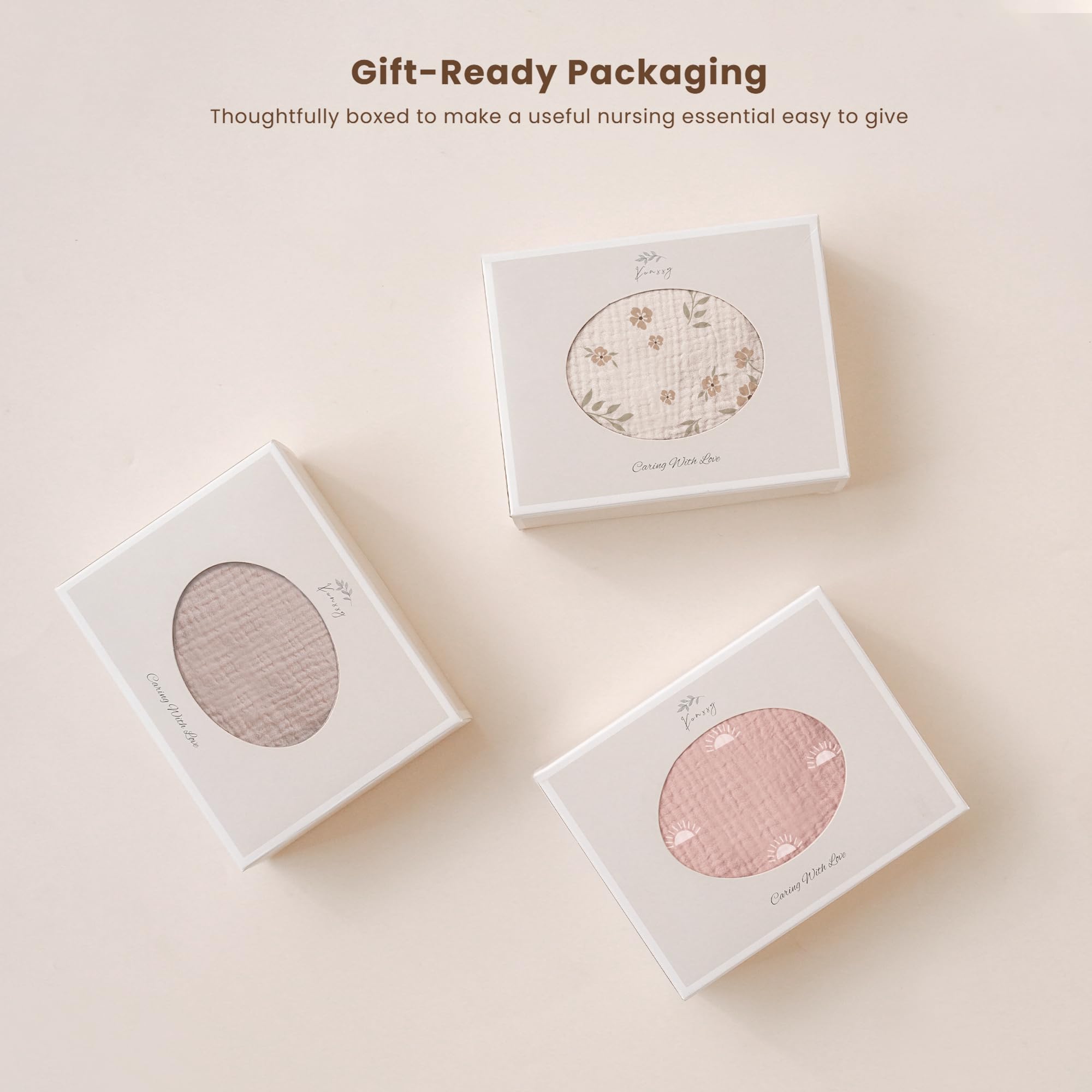 Konssy soft-touch cotton provides gentle fabric against baby's skin