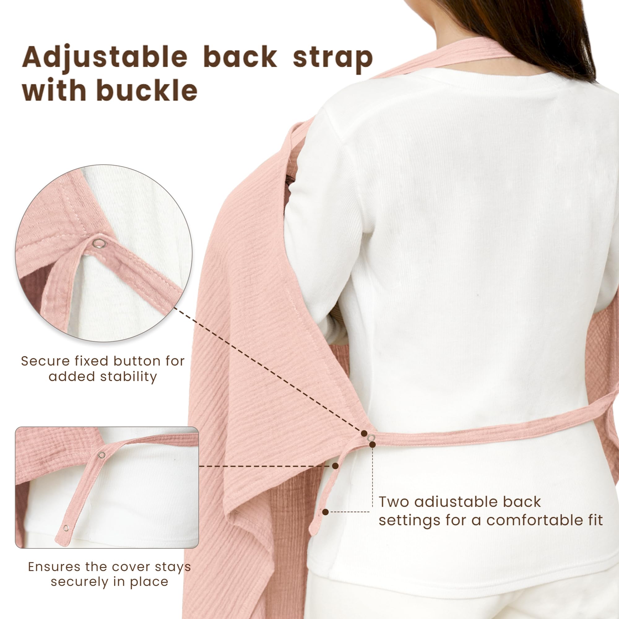 Konssy nursing cover doubles as stroller canopy for shade and privacy
