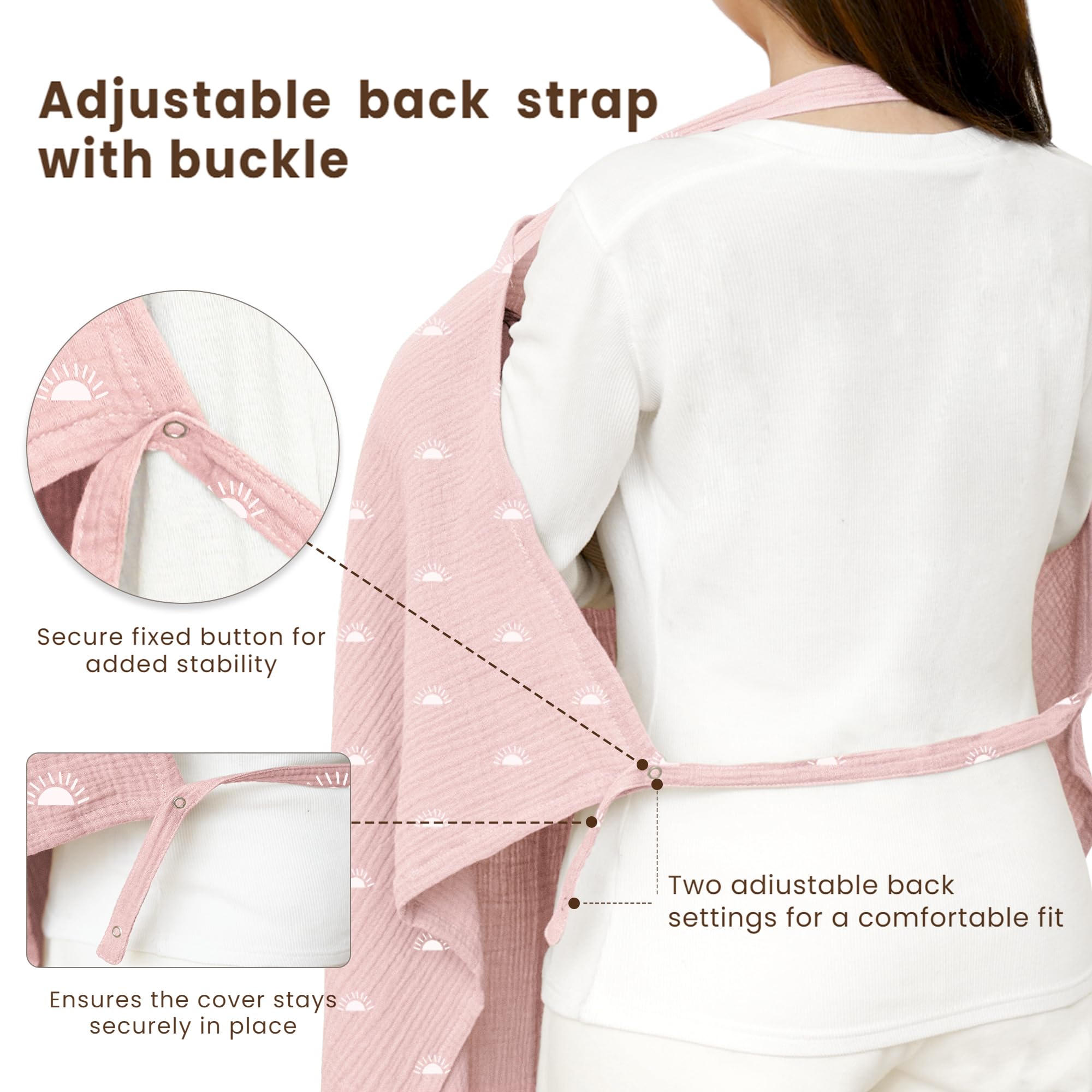 Konssy nursing cover offers a stylish and versatile design