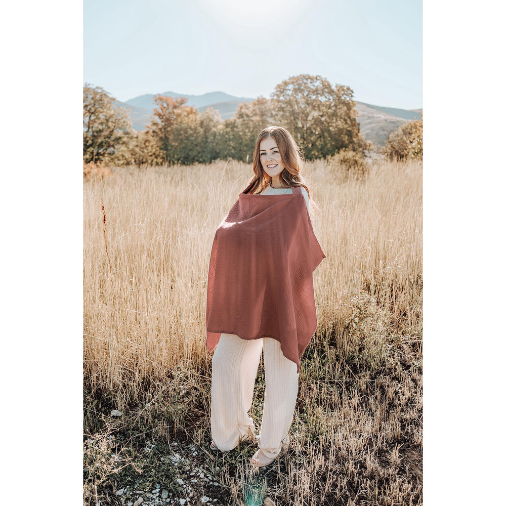 Konssy nursing cover color-fast fabric resists fading after washing
