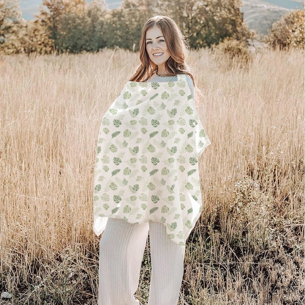 Konssy nursing cover doubles as sunshade or stroller cover for outdoor trips.