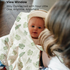 Konssy nursing cover two-pack color prints add style and discreet feeding on outings.