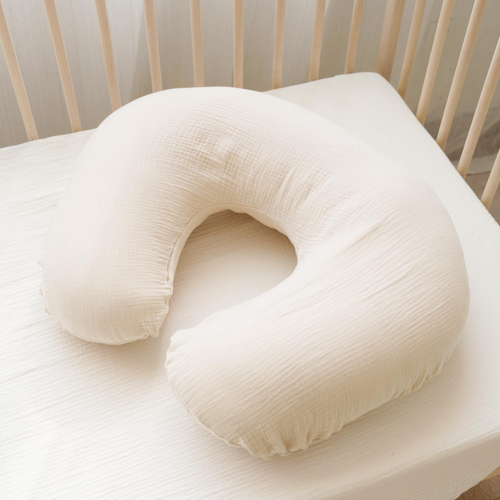 Konssy cover fits standard nursing pillows for versatile use
