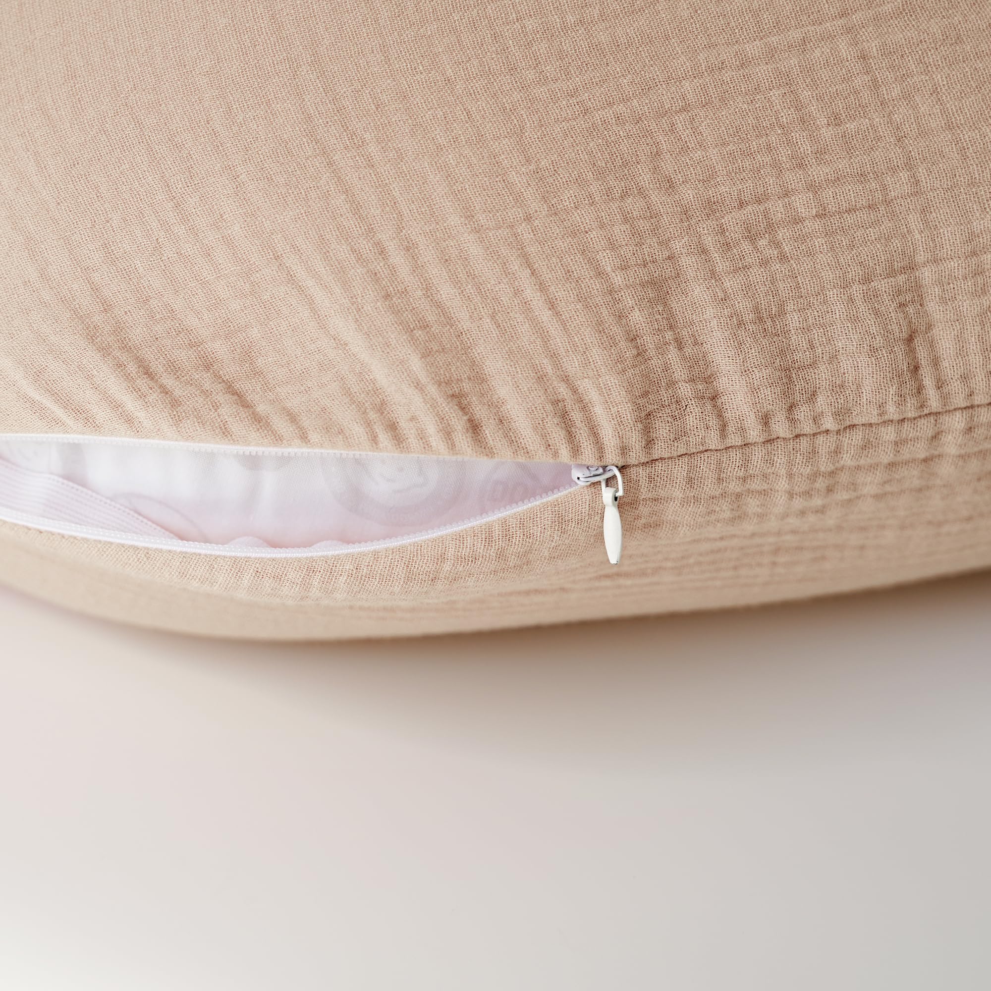 konssy muslin nursing pillow cover protects pillow from stains