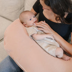 Konssy nursing pillow cover slip-on easy fit enables quick changes between feeds