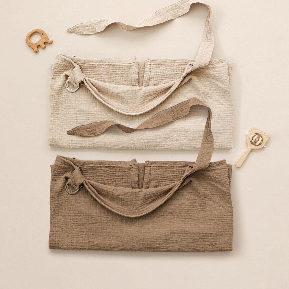 Buckle adds extra coverage for discreet, confident nursing.