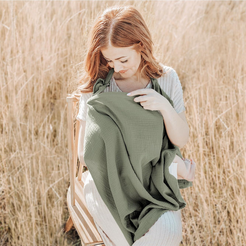 Konssy-nursing-cover-multi-use-stroller-cover shields and adapts to stroller or playtime.