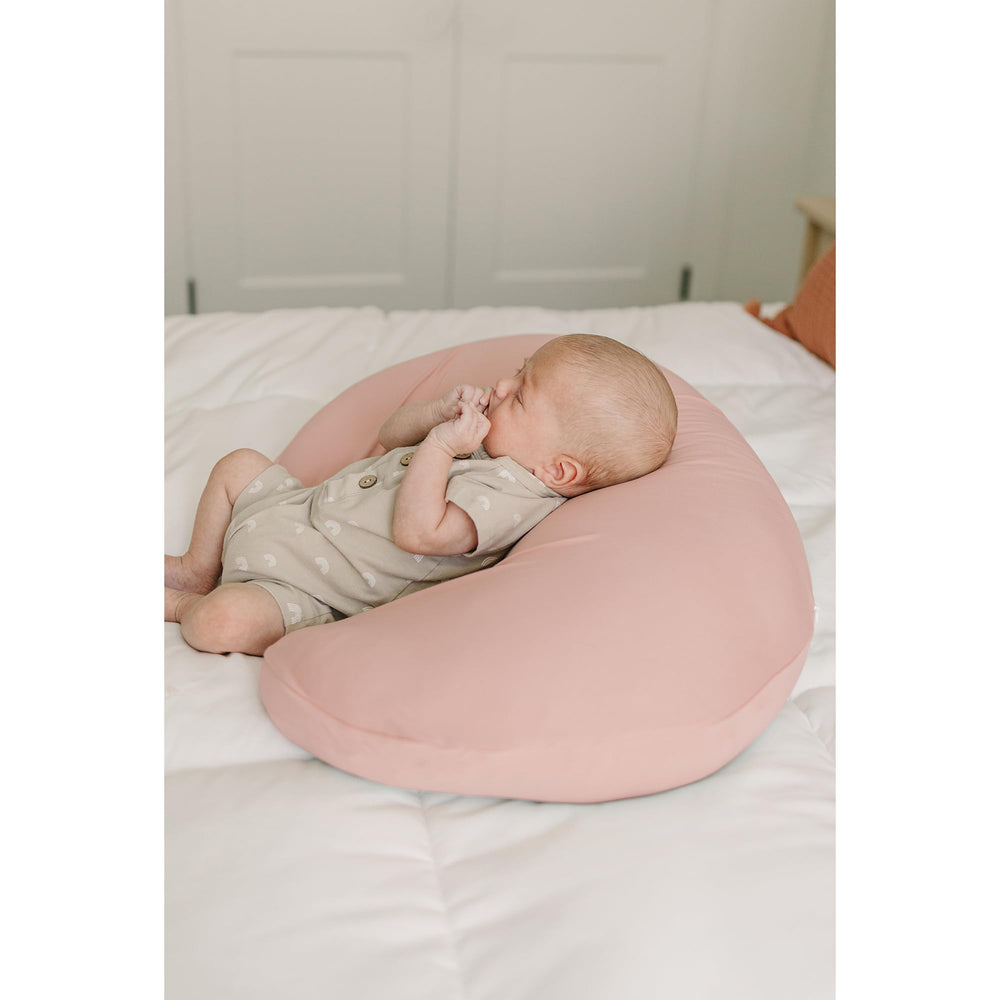 Konssy nursing pillow cover easy-clean removable design simplifies washing.