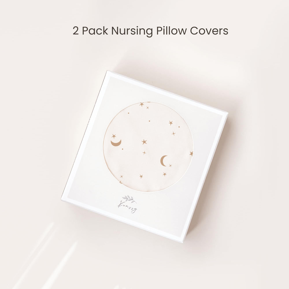 Konssy nursing pillow cover Gift-ready packaging—perfect for baby showers and registries.