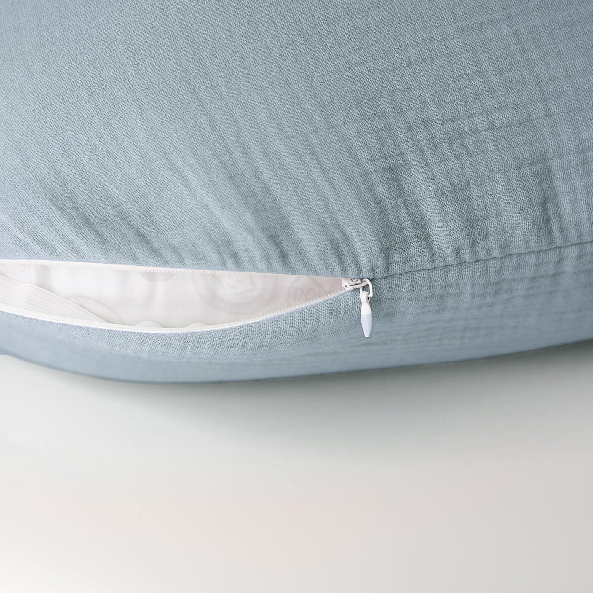 Konssy nursing pillow cover ideal for newborn photography and baby showers.