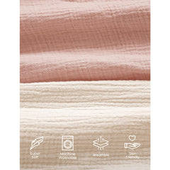 Konssy 2-pack pack-n-play sheets provide easy rotation for daily use