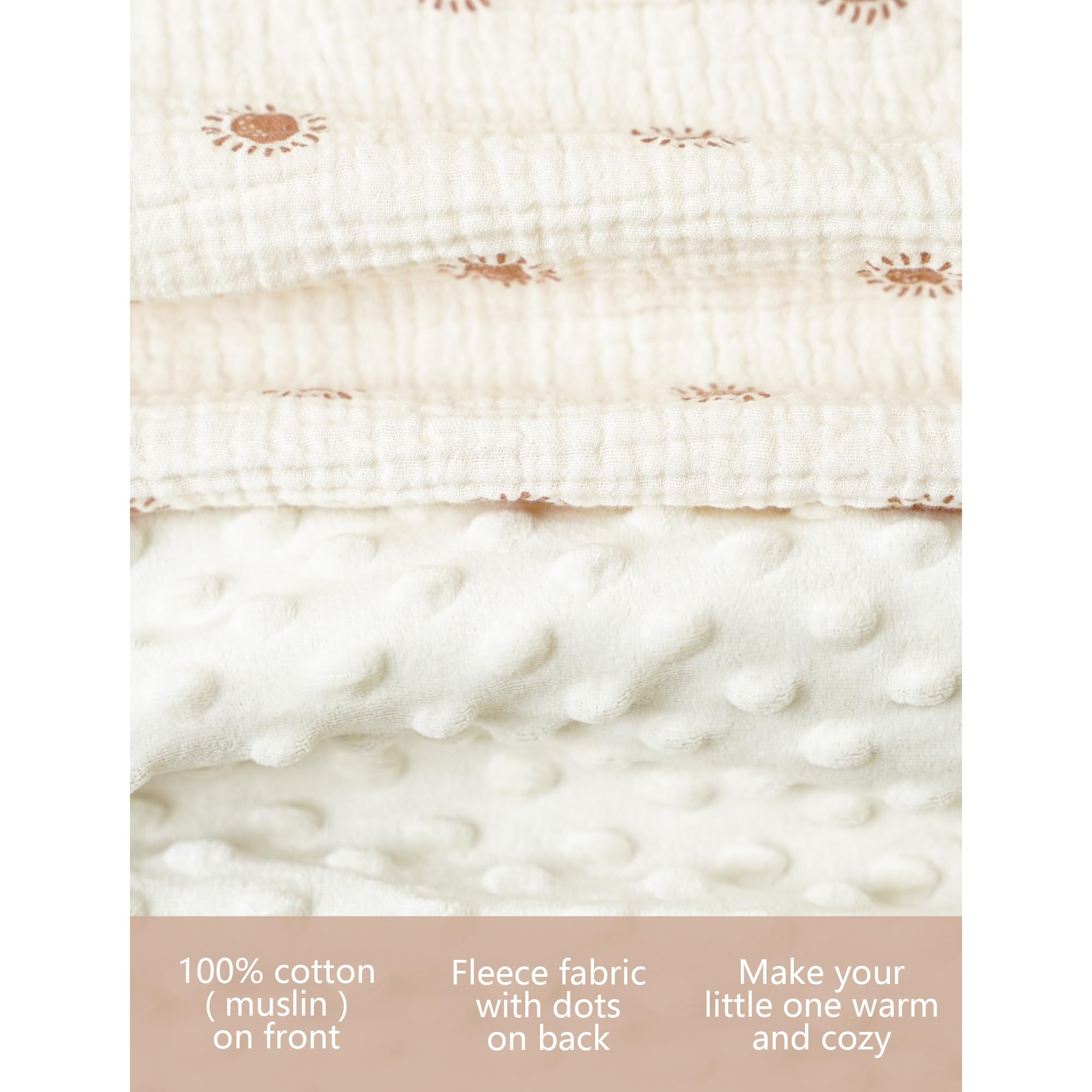 Konssy soft breathable blanket emphasizes ventilation for comfy outings
