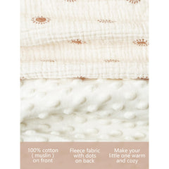 Konssy soft breathable blanket emphasizes ventilation for comfy outings